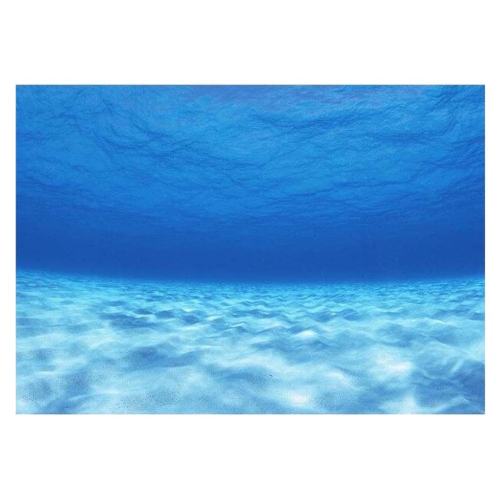 Aquarium Hintergrund Aquarium Dekoration Bild, PVC Selbst-Klebstoff Poster Ozean Stil Hintergrund Dekoration Papier Aufkleber