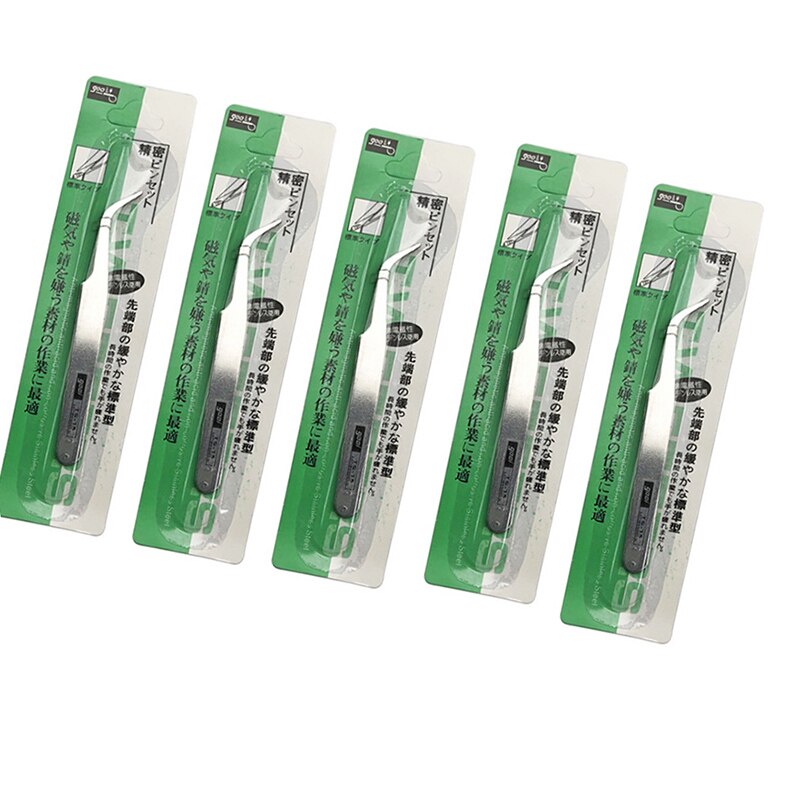 Iron Tweezers 5 pcs Hama Beads Clip For Hama Beads 5mm 2.6mm Perler Beads Tools Iron Jewelry Beads Accessories: WHITE
