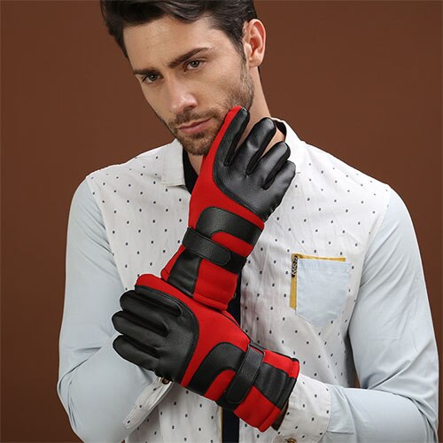 Glovesmotorcycle Handschoenen Mannen Racing Moto Motorbike Motocross Rijhandschoenen Motorfiets Winter Warm Thermische Volledige Vinger Guantes