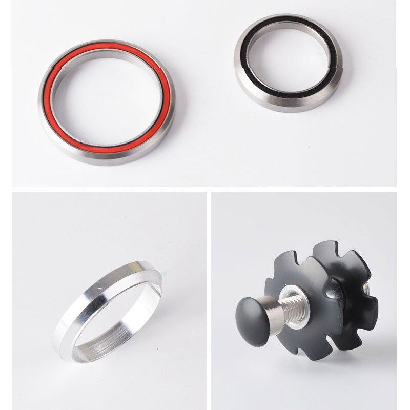 Headset Gineyea GH-52 Bearing headset bike bicycle headset semi-hidden Built-in 28.6mm headset Bicycle Accessories