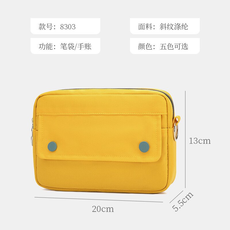 Förvaringsväska med stor kapacitet enkel gymnasieelever undersökning brevpappersväska enkel stor kapacitet