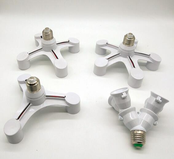 Fotostudio lampen lampvoet houder lampfitting splitter adapter voor studio daglicht  (e27-e27)