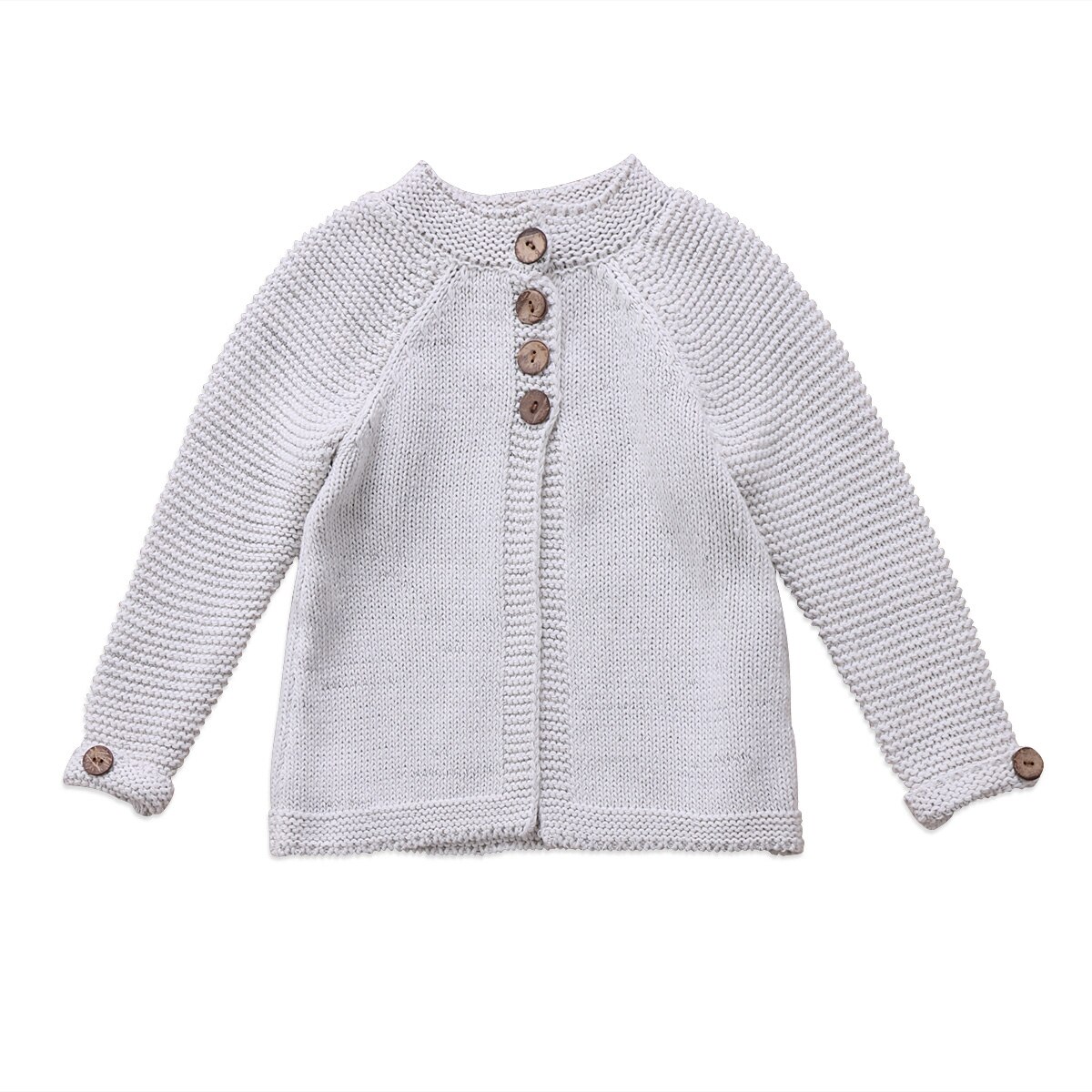 Ragazze carine Manica Lunga Mantello Maglie e Maglioni Maglieria Bottoni Up Cardigan Cappotto Vestiti Vestito 1-8Y