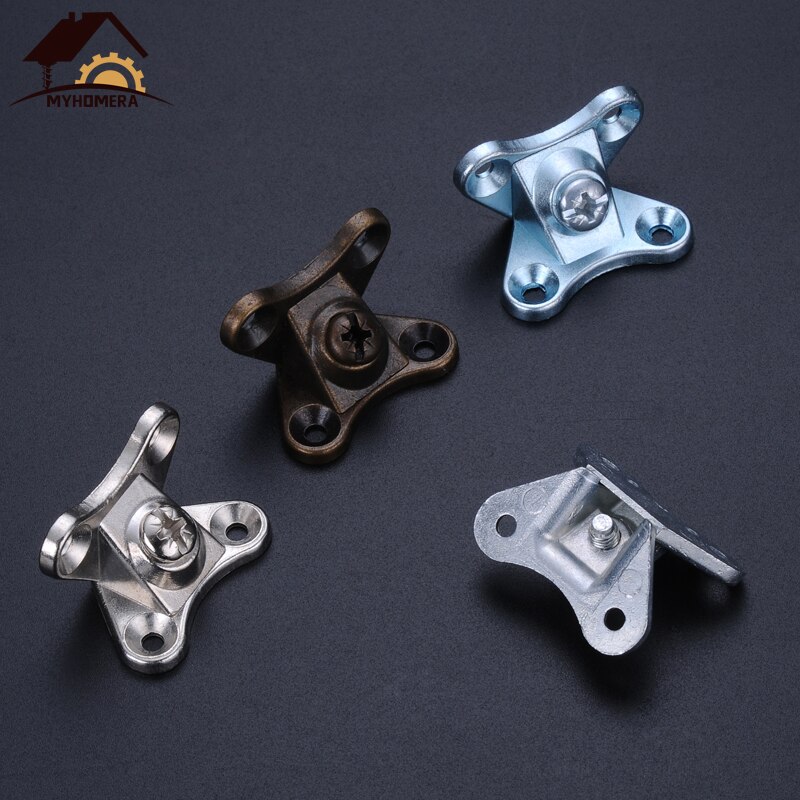 Myhomera 2Pcs Removable Corner Code Right Angle L Shape Bracket Support Connector Holder Furniture Reinforced Thicken 90 Degree