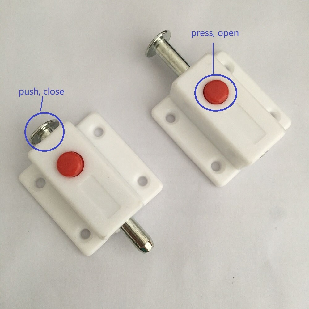 10pcs/lot Good Door Bolts Latch Lock For Door Window Cabinet Box Cupboard Slide Locker Home Safety Bolt