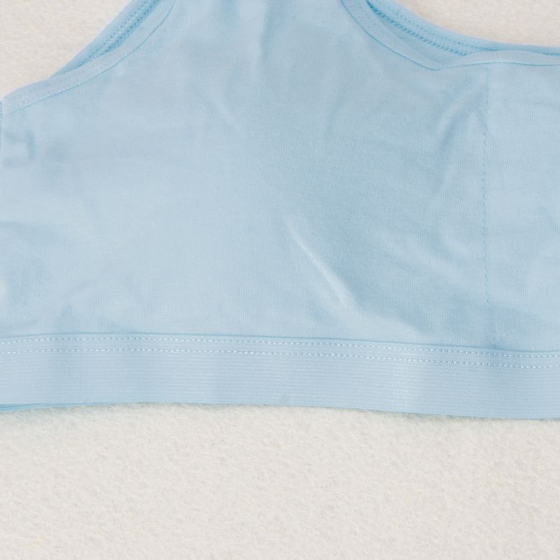 Ropa interior para niños y adolescentes, Sujetador deportivo para adolescentes, sujetador de entrenamiento para pubertad, ropa interior 57BF