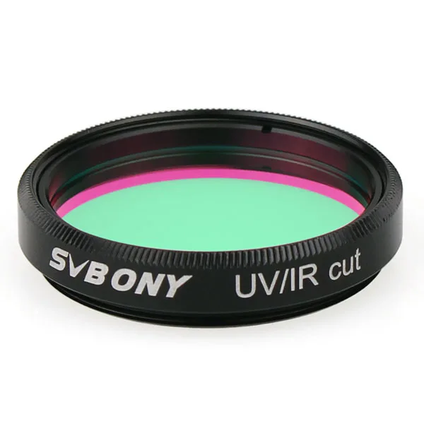 Filtro de telescopio SVBONY F9127B, filtro de corte UV IR, hilos de 2 pulgadas, filtro infrarrojo, cámara CCD para oculares y cámaras astronómicas: Azul