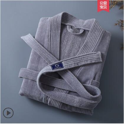 Hotel bademantel Männer und Frauen Baumwolle bademantel Frühling Fünf-sterne hotel bademantel: 2 / XL