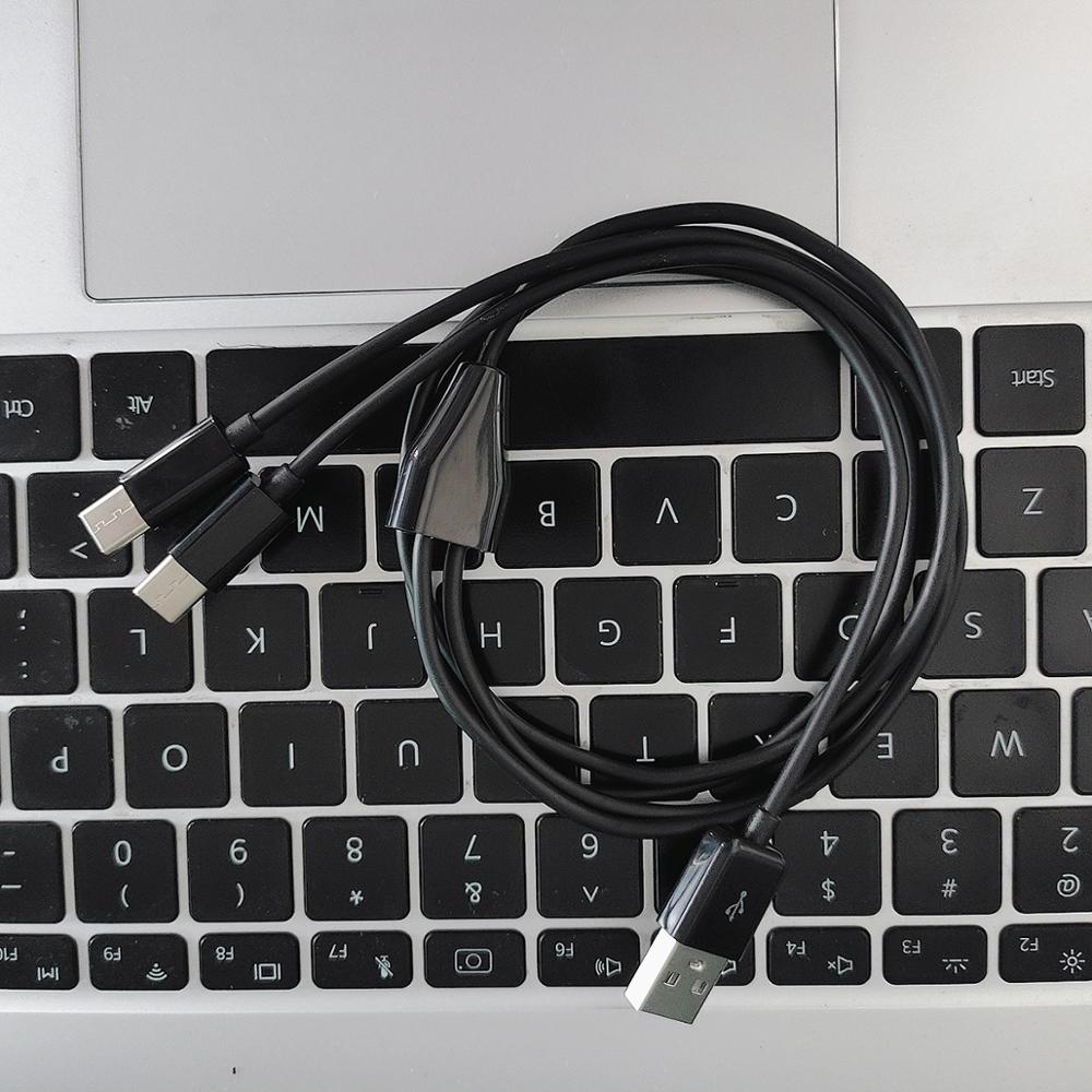 1 meter 3ft usb-c -ladekabel mit 8.5mm 2 in 1