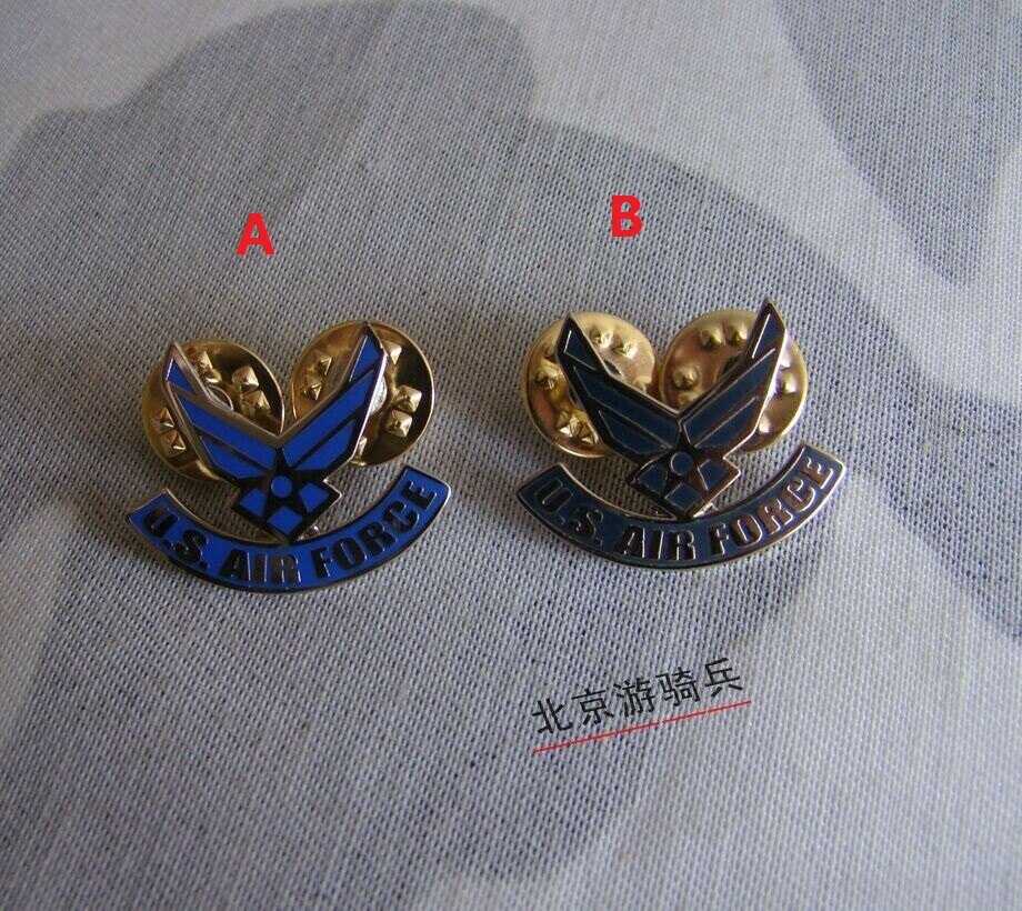 Armyshop2008 Twee Kleur Ons Luchtmacht Vleugels Pin Revers Pin Stropdas Tack Kleine Pin Badge