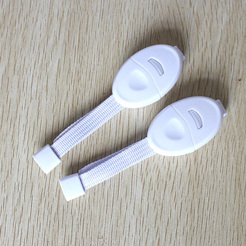 2Pcs Baby Safety Locks Furniture Restrictor Kids Protection Cupboard Cabinet Fridge Door Lock: Default Title