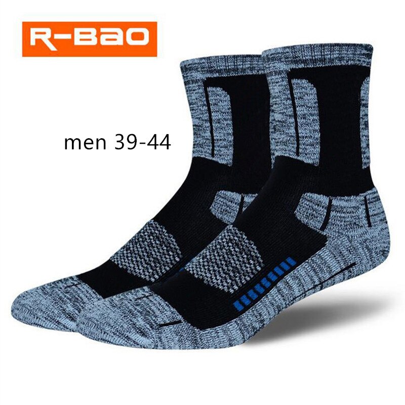 Women Men Ski Socks Winter Warm Thermal Outdoor Running Sports Cycling Thermosocks Warmer Skiing Snowboard Socks: men black 39-44