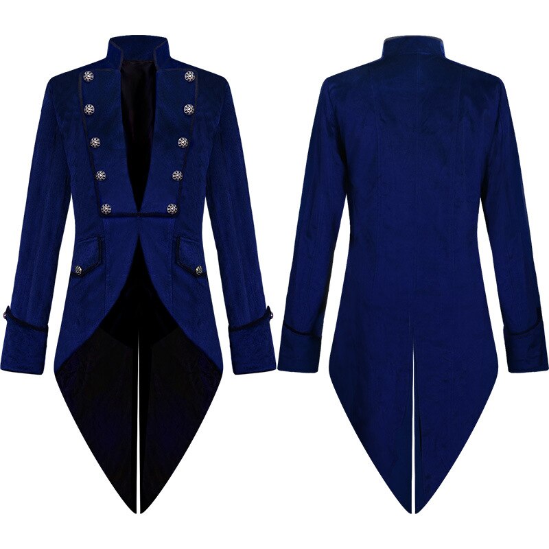 Medieval Gothic Victorian Jacket for Men - Vintage Tailcoat Trench Coat Steampunk Uniform main image 0