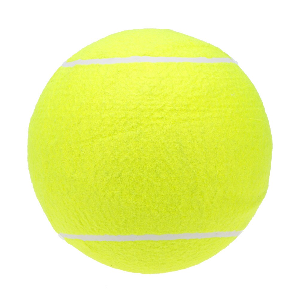 9.5 tum hundtennisboll jätte stor uppblåsbar utomhus tennisboll signatur mega jumbo husdjur leksak träning boll husdjur tugga leksak
