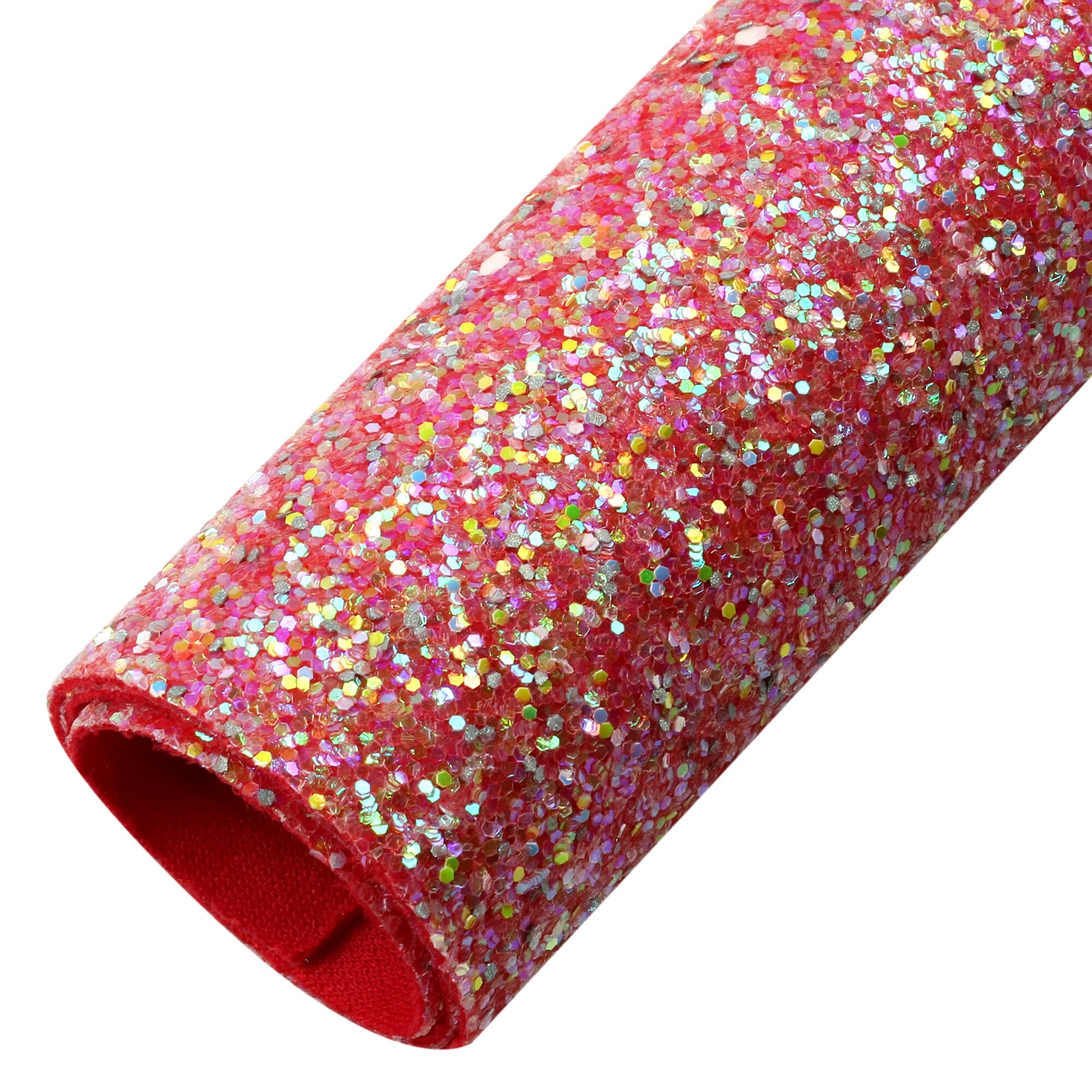 Chunky cekiny brokat opalizujący materiał Faux syntetyczny PU skóra szyć ręcznie łuk ręcznie robiona torba kolczyk DIY materiał arkusz, 1Yc20082: 1111609003