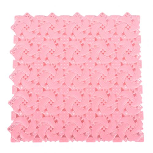 Anti-skli dusj badekar matte massasje teppe hjemme bad toalett putetrekk: Rosa