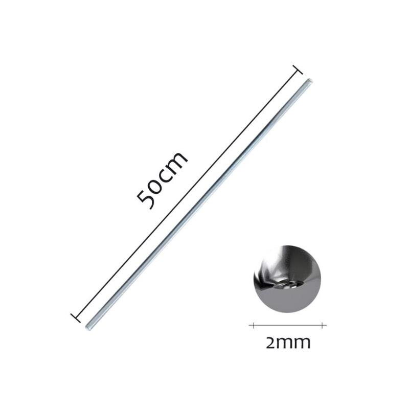 10 stk 500mm lavtemperatur aluminium svejsestavselektroder svejsepinde loddeudstyr super nemme smeltestålstave