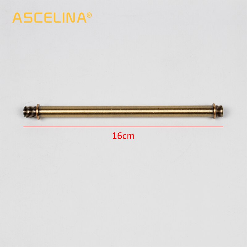 Connecting Tube rod Steering connector,Retro Metal rod,for Lamp connection,DIY Lighting Accessories: Green Bronze 16cm / 5 Pieces