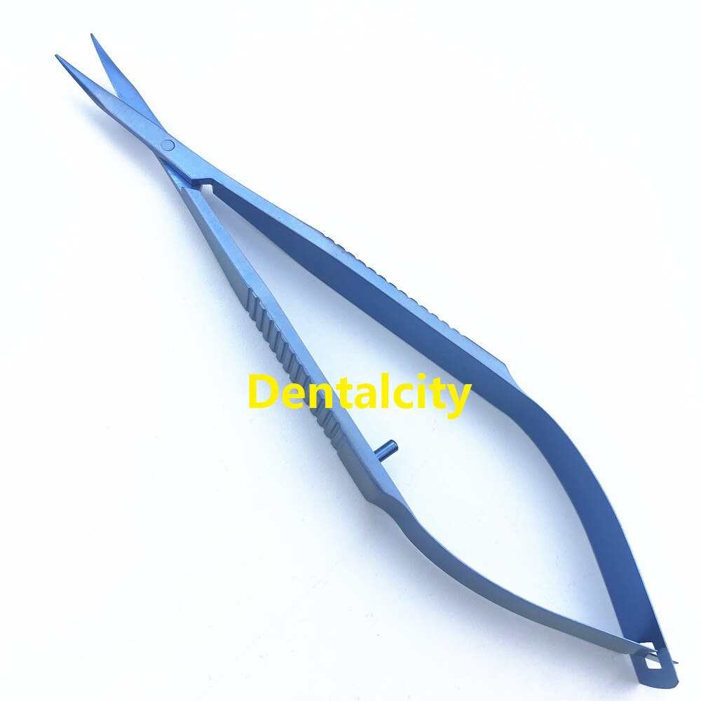 Titanium 21mm westcott tenotomi saks oftalmisk mikrokirurgi instrument: 1 stk buet