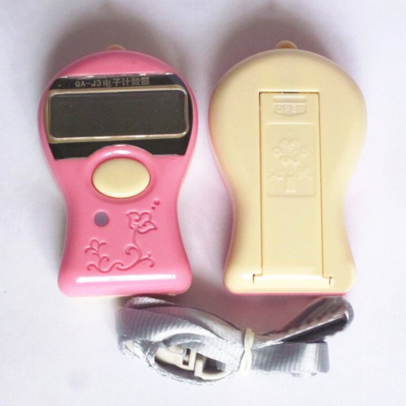 J6PA Large Screen Digital LCD Electronic Hand Tally Finger Counter Prayer Counters for Meditation Yoga Relieve Tension Reset