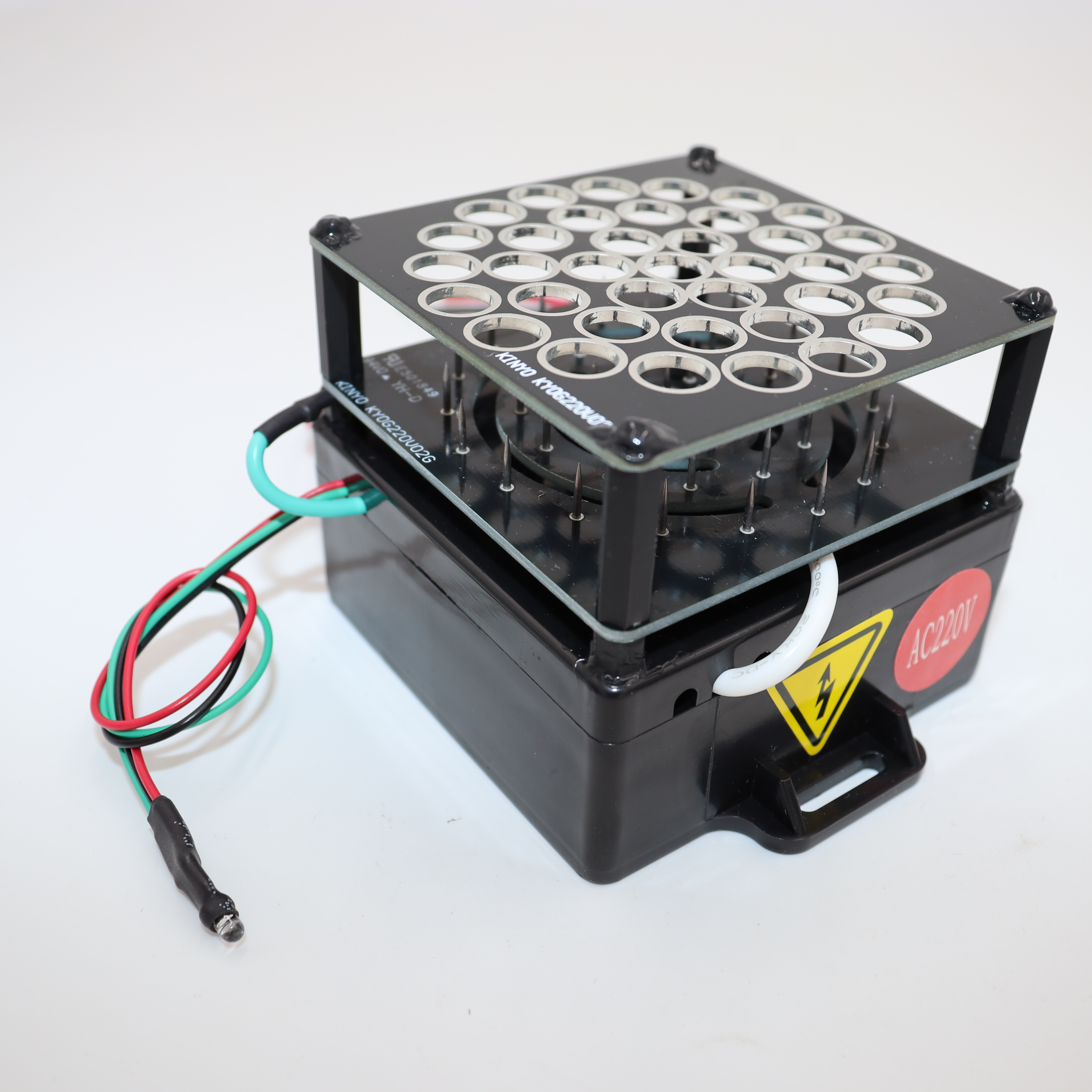 AC80V-260V Negatieve Ionisator Generator Ionisator Luchtreiniger Verwijderen Rookstof Luchtreinigers Negatieve Ion Anion Plasma Generator: green