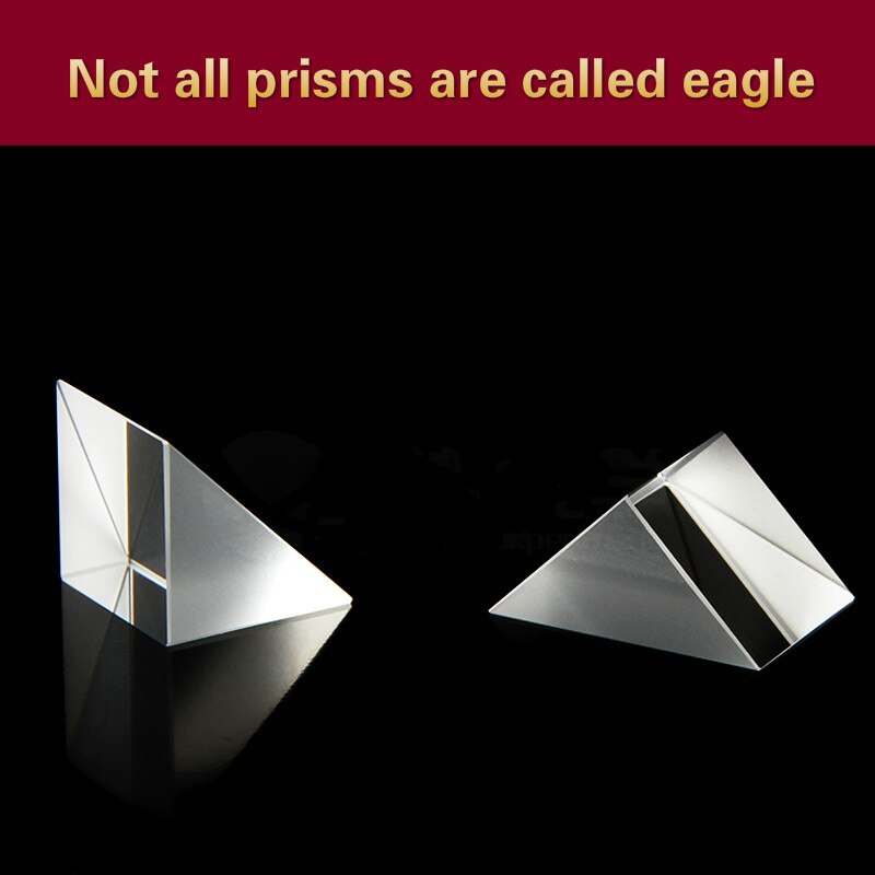 Óptica Spectral, Prisma de vidrio, Isosceles de punto, triángulo derecho