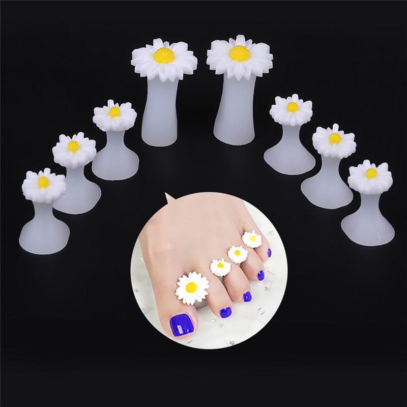 8 pièces Silicone Hallux Valgus bretelles semelles grand orteil correcteur pied Bunions soin orteil séparateur orteils rééducation outil