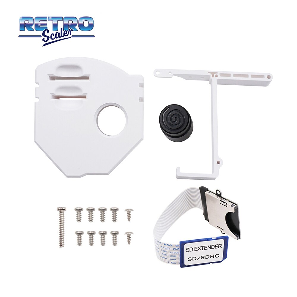 Rétroscaler Kit de montage de carte SD à distance GDEMU l'adaptateur d'extension pour SEGA Dreamcast: White2