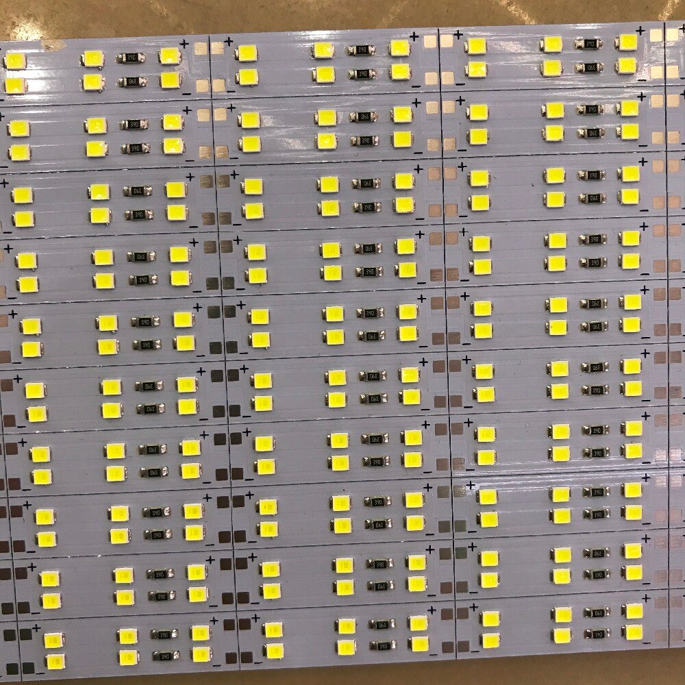 Led Bar Licht 2835 72led/pc 144 leds/M Harde stijve led Bar licht dubbele lijn 12 V Led Strip Stijve licht 10 stks/partij 50 cm/stks