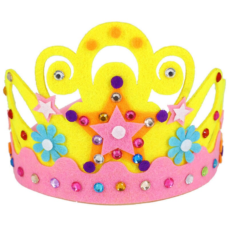 Kreative DIY Handwerk Spielzeug Pailletten Crown Blume Stern Muster Kindergarten Kunst EVA Schaum Papier Spielzeug Für Kinder Party Dekoration: Style 2