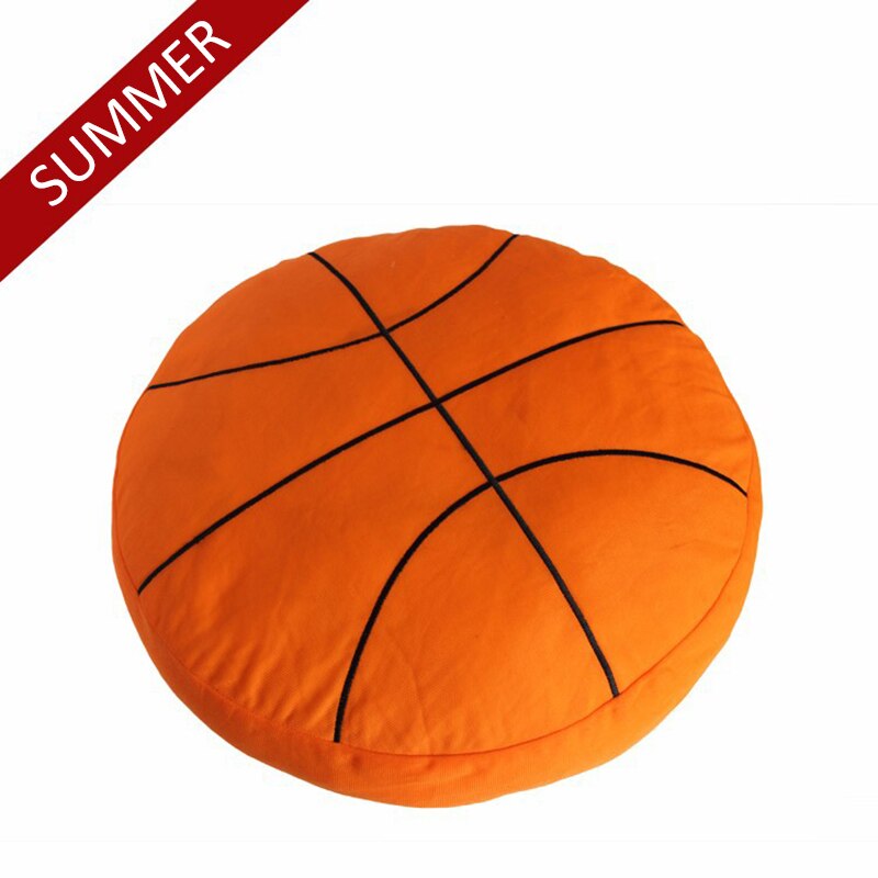 Kreative FußBall Kissen Kissen Winter Plüsch Sommer Atmungsaktive Stoff Für Freund Geburtstag Fans Hause Dekor: Sommer Basketball