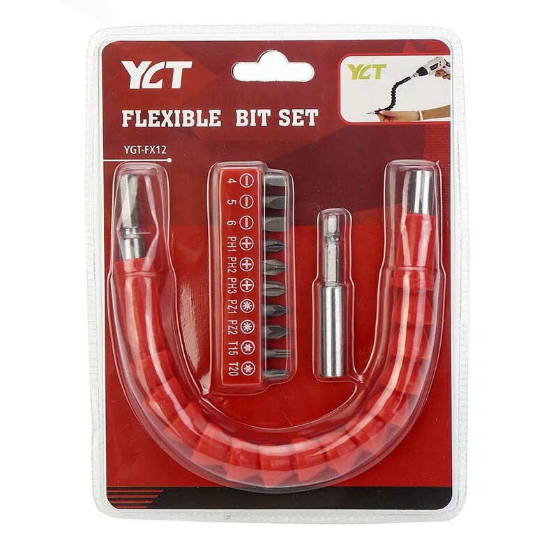 10Pcs Insert Bit Set Torx Flat Head Cross Electric Screwdriver Screws Head: C