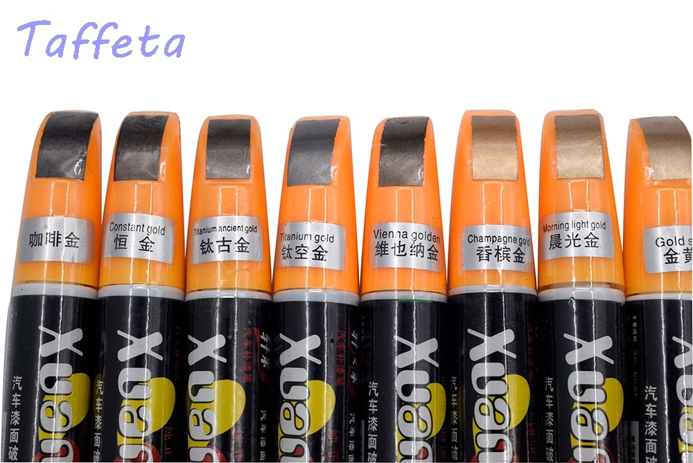 1pcs Gold Colors Car Repair Pen Car Pro Smart Coat Paint Scratch Car Smart Coat 12ML for JAC S2 S3 S5,car painting pen
