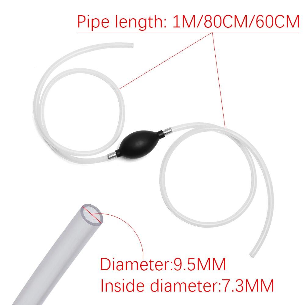 Plastic Manual Hand Pump Suction Pump Oil Water Petrol Diesel Fuel Liquid Transfer Fuel Liquid Transfer Pump Pipe Home Use