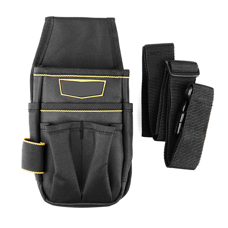 Electrician Tool Pouch Waist Bag Multi-function Screwdriver Hammer Wrench Drill Storage Tool Bag With Adjustable Belt