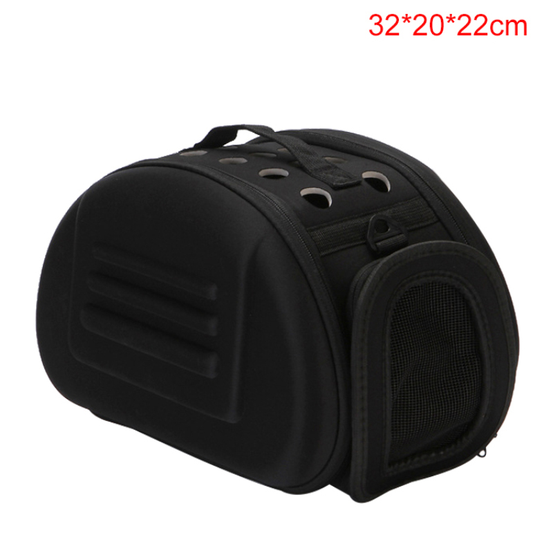 Sac pour animaux de compagnie chien chat transporteur sac à main voyage Portable respirant chat transporteur sac pliable sac à bandoulière transporteur pour chiot moyen chien: Black s