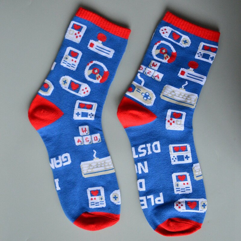 Novelty Socks Funny Gaming Socks Taco Game Non-slip Cushion Socks For Men
