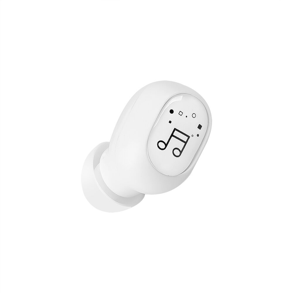 Mini Wireless Bluetooth 5.0 Earphone Sport Headset with Mic Handsfree in Ear Earbuds For Samsung Huawei All Phone Earphones: 1pcs White