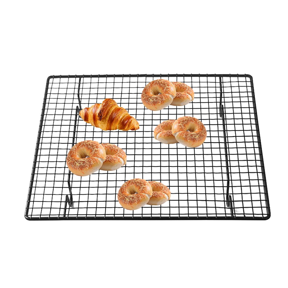 Cake Cooling Rack Nonstick Metal Cake Cooling Grid Rack Net Stainless Steel Wire Grid Cooling Tray Barbecue Cookie Holder