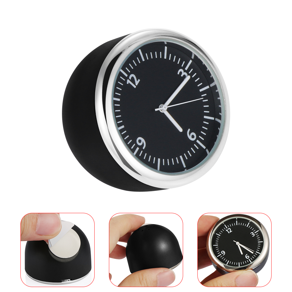 Auto Digitale Thermometer/Klok Lichtgevende Horloge Quartz Klok Interieur Thermometer