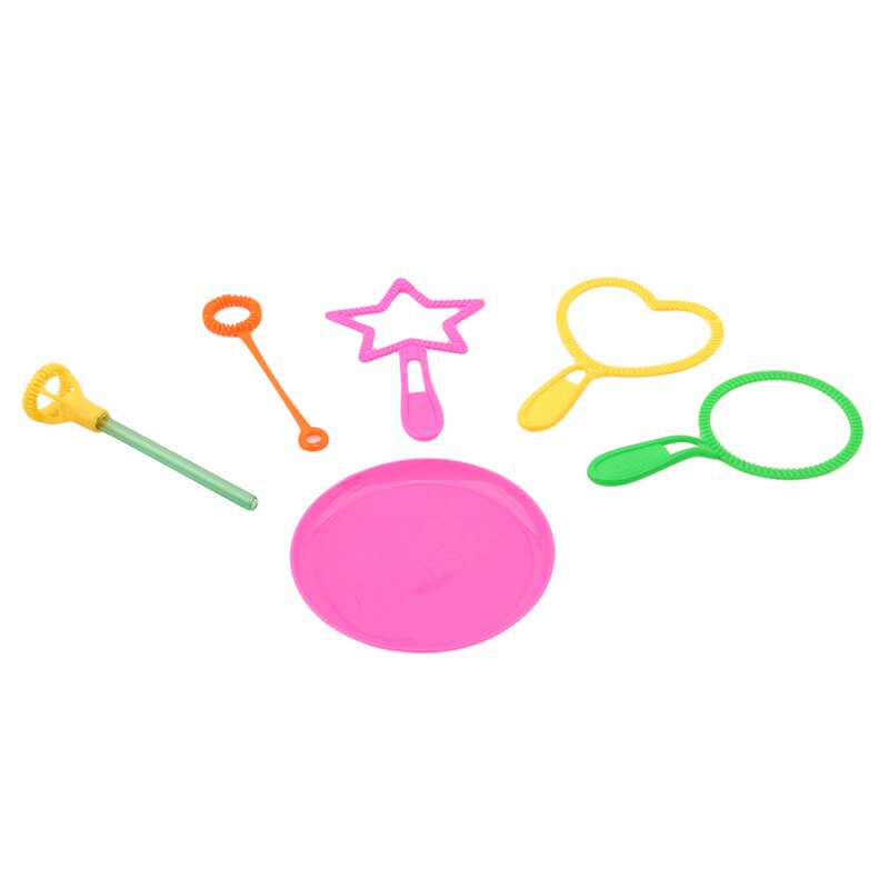 6 Stks/set Willekeurige Kleur Grappige Bubble Wand Tool Zeep Bubble Concentraat Stok Zeepbellen Bar Blazen Bubble Voor Outdoor speelgoed