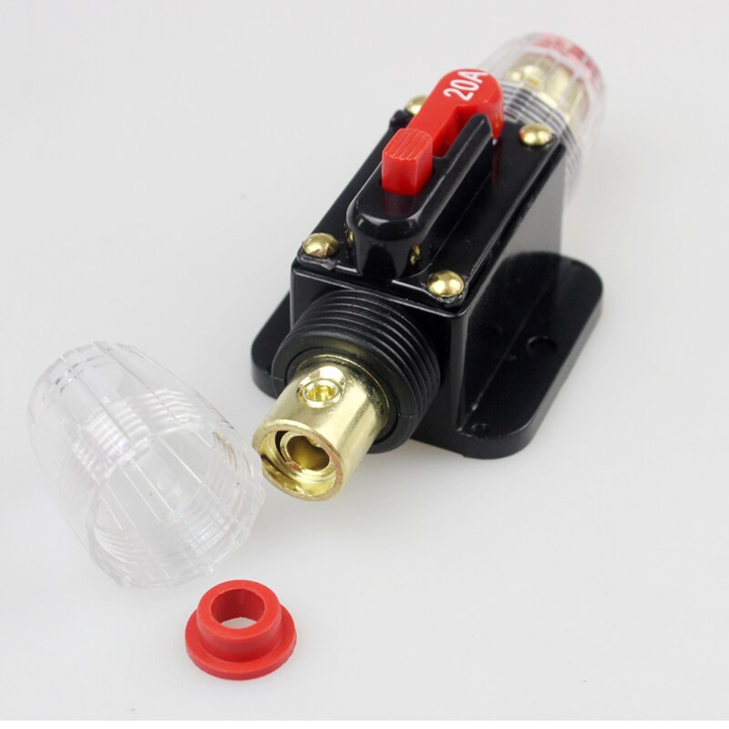 Newest 20A-100A Car Truck Audio Amplifier Circuit Breaker Fuse Holder AGU Style Stereo Amplifier Refit Fuse Adapter
