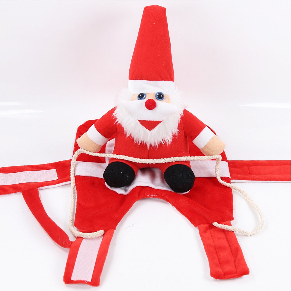 Vêtements de noël pour animaux de compagnie, tenue mignonne et à la , doux et , pour père noël, chien, chat, décoration de