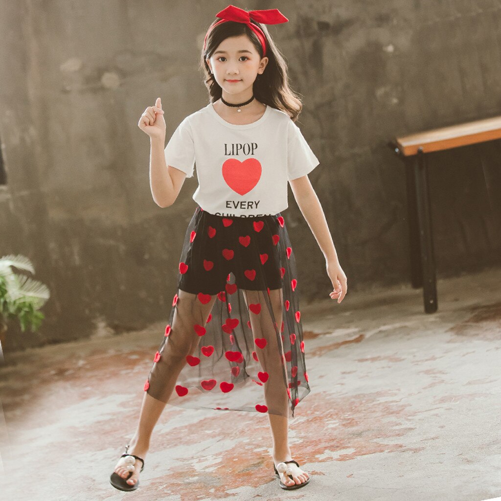 filles vêtements ensemble été bébé adolescentes – Grandado