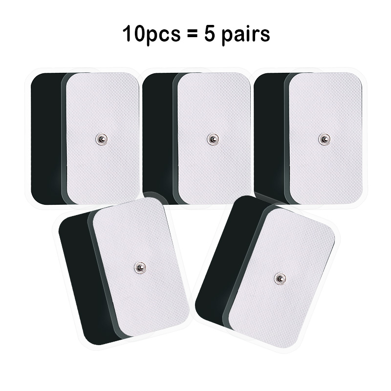 Electrodos Tens para mioestimulador, máquina de terapia de fisioterapia, almohadillas, masajeador adelgazante, Gel adhesivo, almohadilla de salud Tens, 10/20 piezas