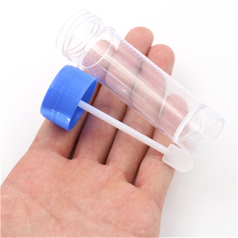 30mL Stool Collection Tube Sample Cups Hospital Urine Collection Sample Cup Screw Cap Specimen Bottle Physical Test 10pcs