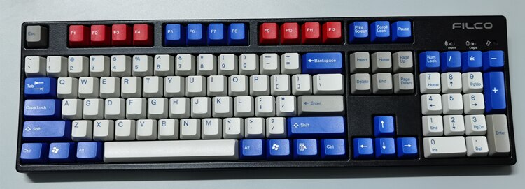 Formaggio bianco tastiera cherry mx interruttore 104 keycaps Taihao doppio colpo: Optimus Prime