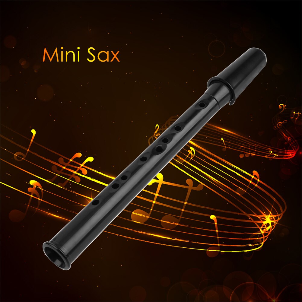 Mini Bb Saxophone Alto Mouthpiece Pocket Sax Mini Saxophone Portable Little Saxophone with 5 Reeds Woodwind Instruments