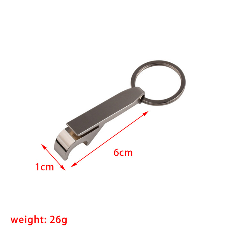 Ouvre-bouteille de poche portable en aluminium, ouvre-bouteille de bière, porte-clés, décoration de porte-clés, de faveur de fête de mariage, outils de bar,