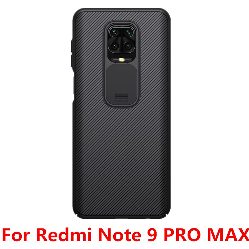 For Xiaomi Redmi Note 9s Note 9 Pro Max Phone Case PC Nillkin Slider Cover Camera Protective case For NOTE 9 NOTE9 PRO Back Cove: For NOTE 9 PRO Max